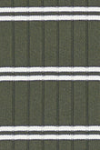 the C bottom in olive and white stripe