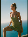 sundown dress in meadow