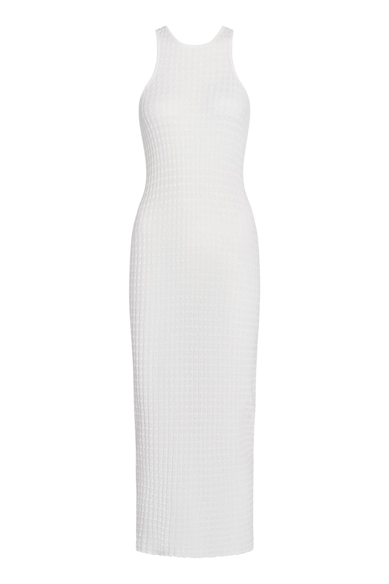 nero dress in white