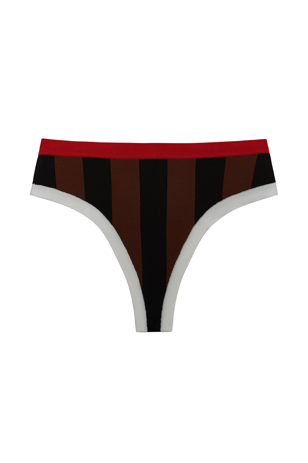 la plage bottom black brown stripe