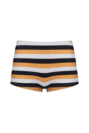 C short in parasol stripe eco terry