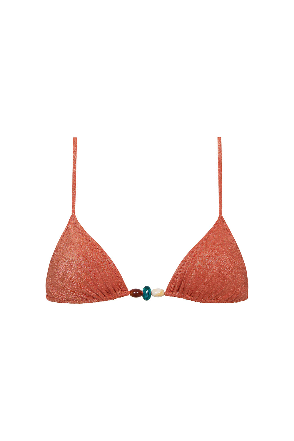 equator top in ginger lurex