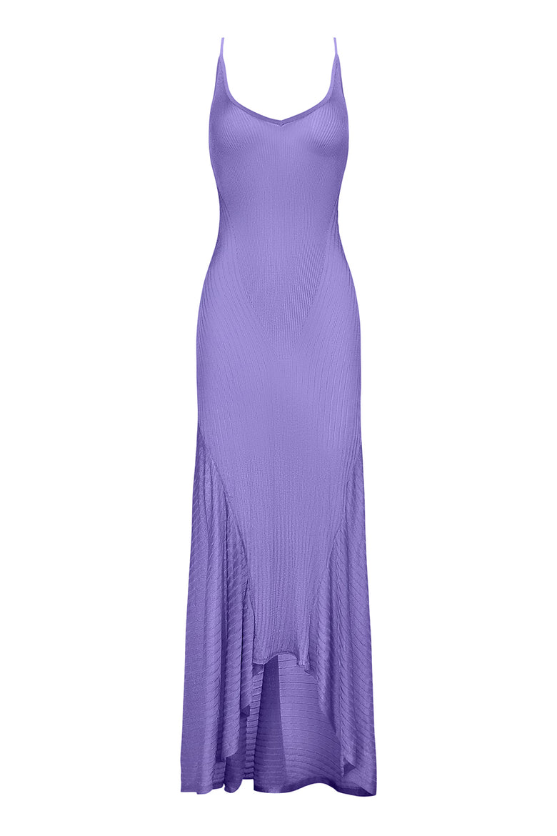 chloe dress in lavender