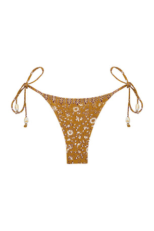 praia bottom in mini floral amber