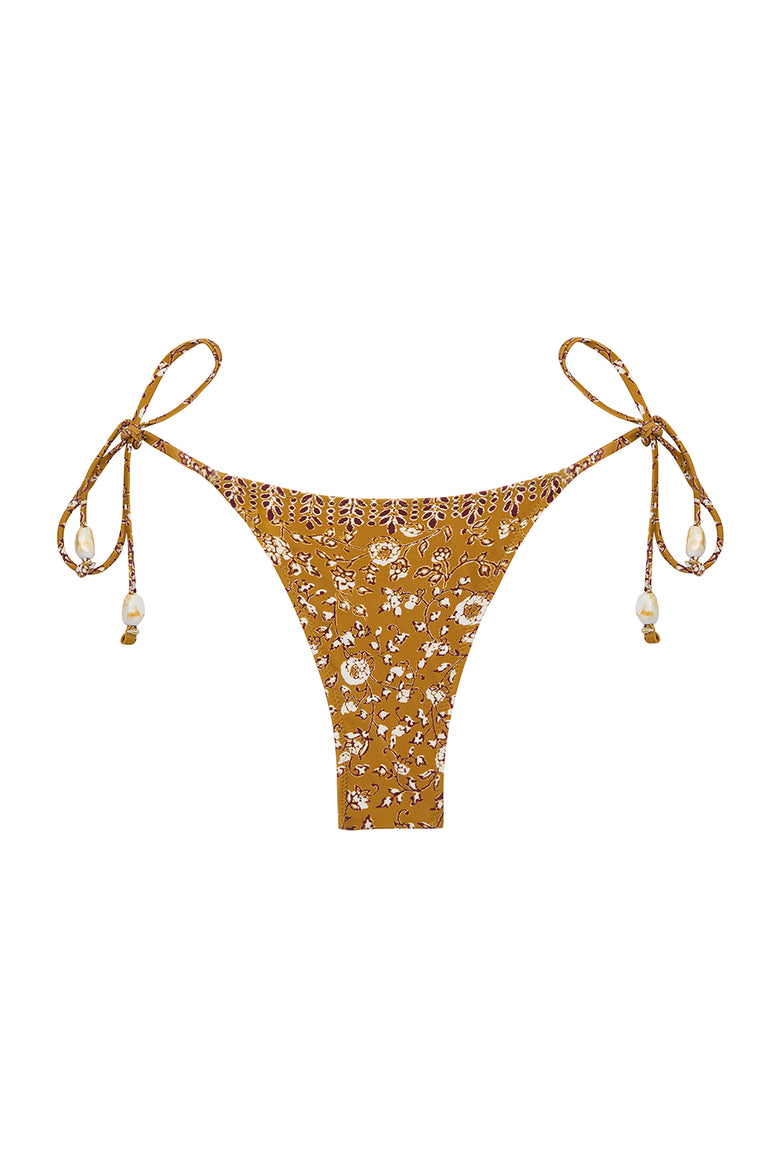 praia bottom in mini floral amber