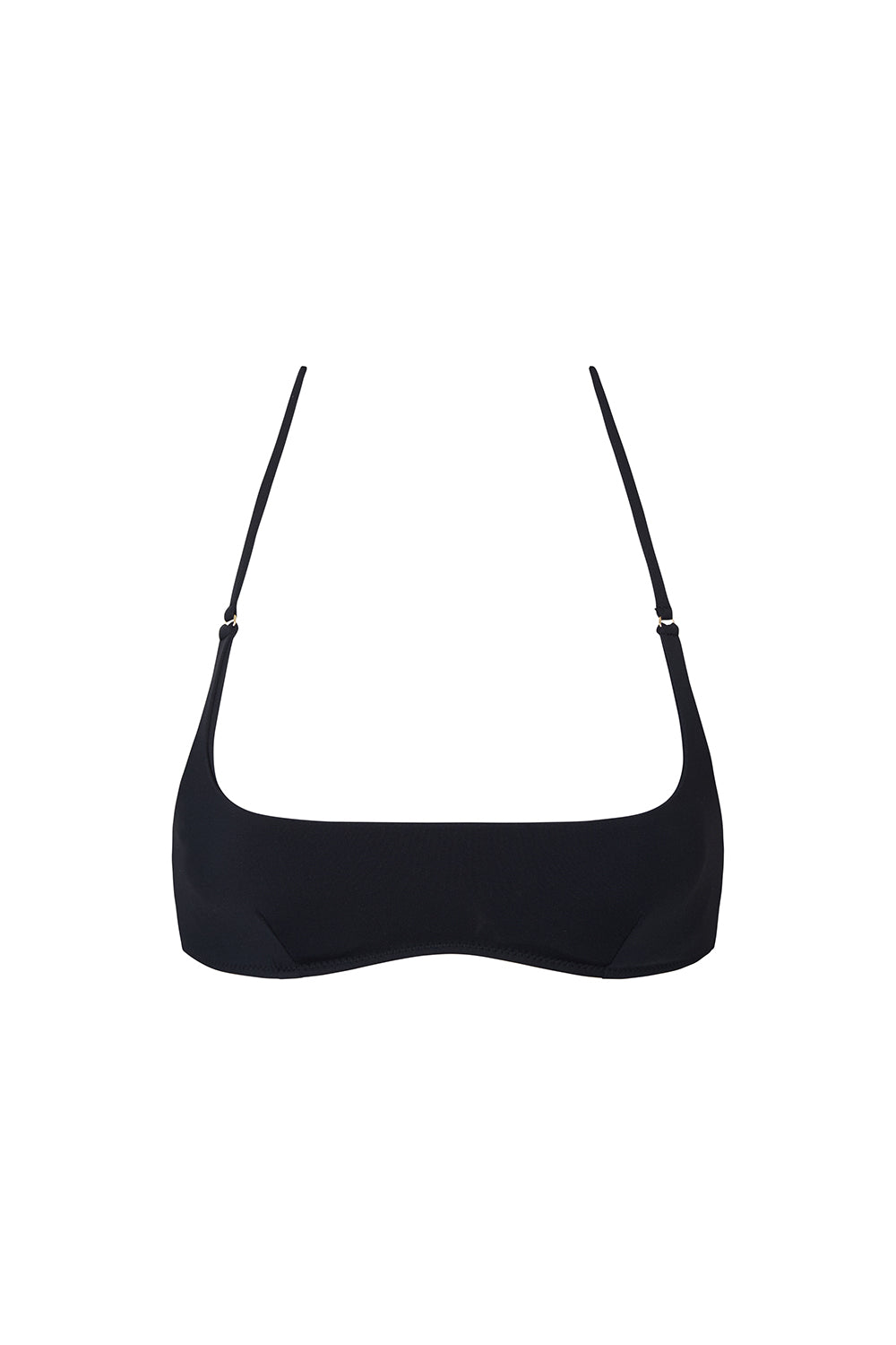 hamaca top in black eco compression