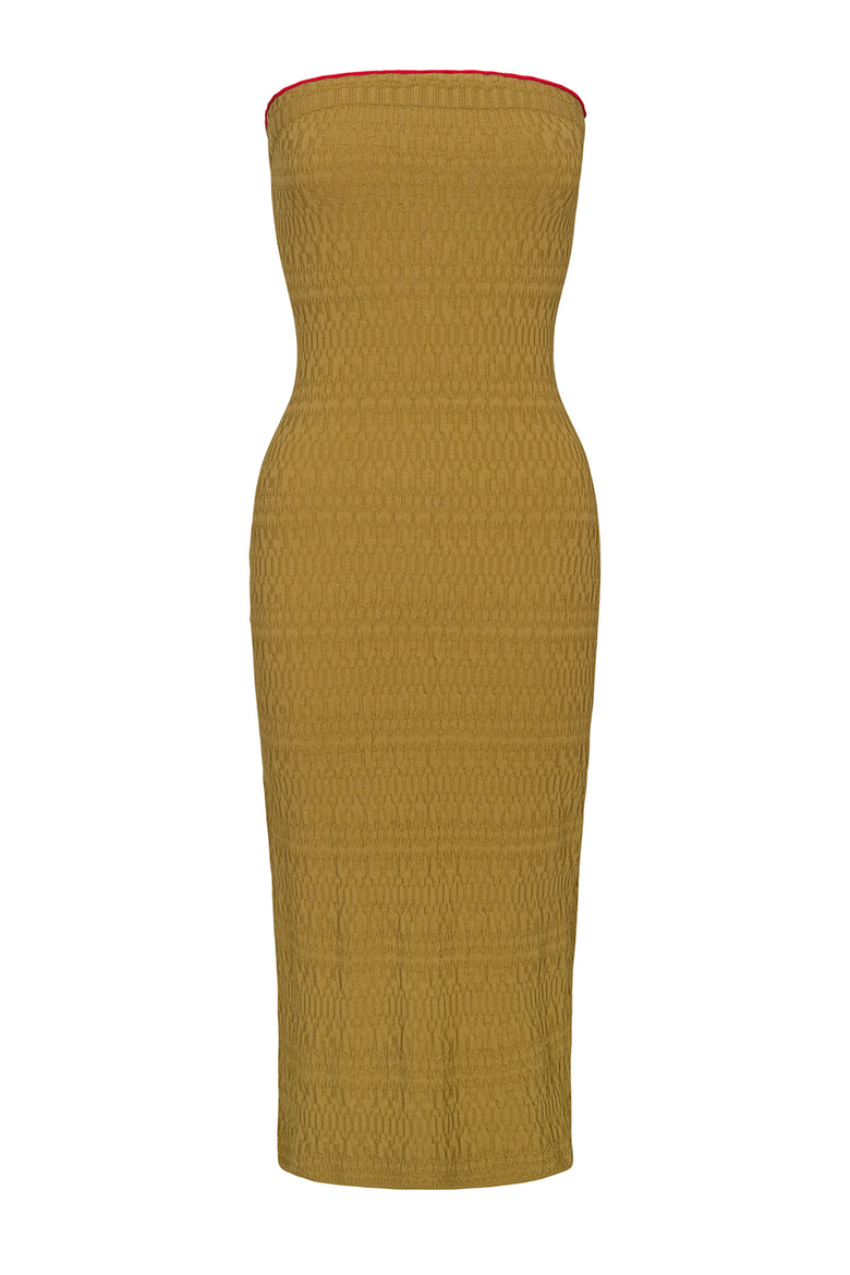 constantina dress in spice