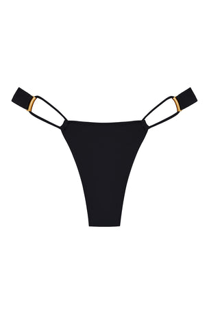 celeste bottom in black compression