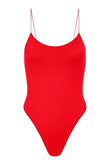 the C one piece in tomato soft compression