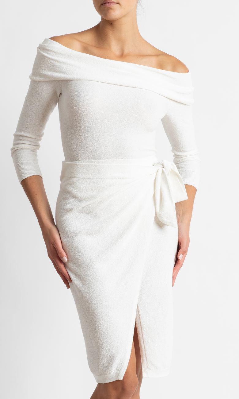 prima skirt in white
