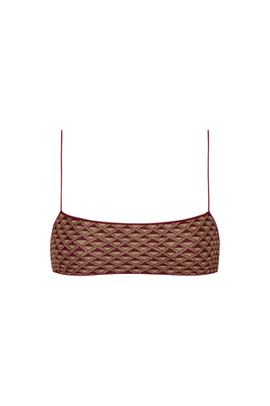 the C bralette in kuba adobe