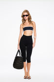 capri pant in black