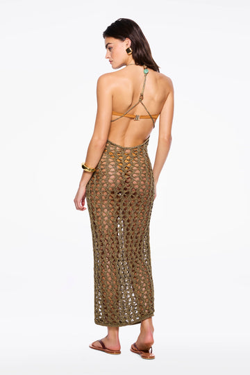 celeste dress in olive