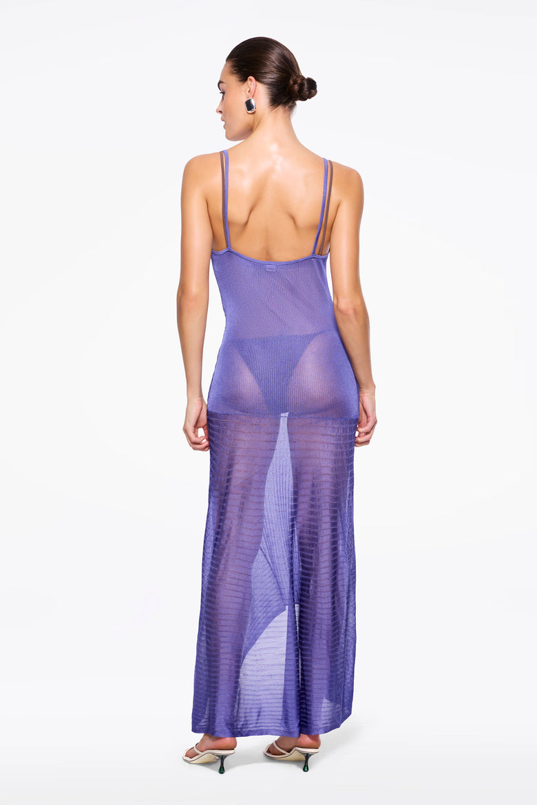 chloe dress in lavender