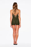 mira dress in olive