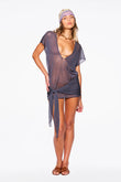karoo sarong dress in slate