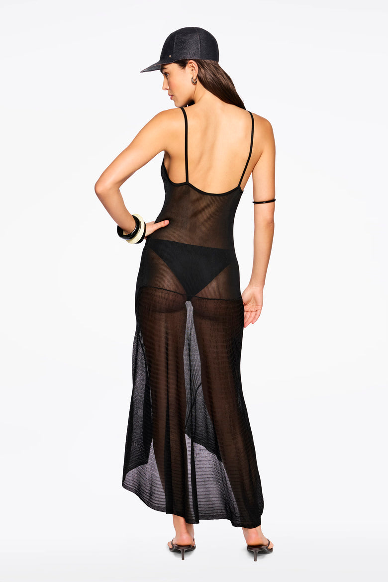 chloe dress in black