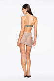 lumiere skirt in sequin mineral