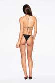 the C praia top in black terra