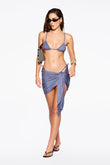 souk wrap skirt in smoke