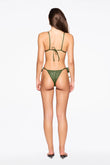 sequin equator top in fern