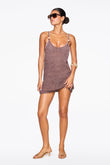 mira dress in driftwood