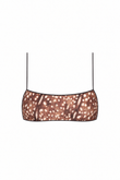 the C bralette in golden fawn