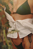 globe praia bottom in midnight jade