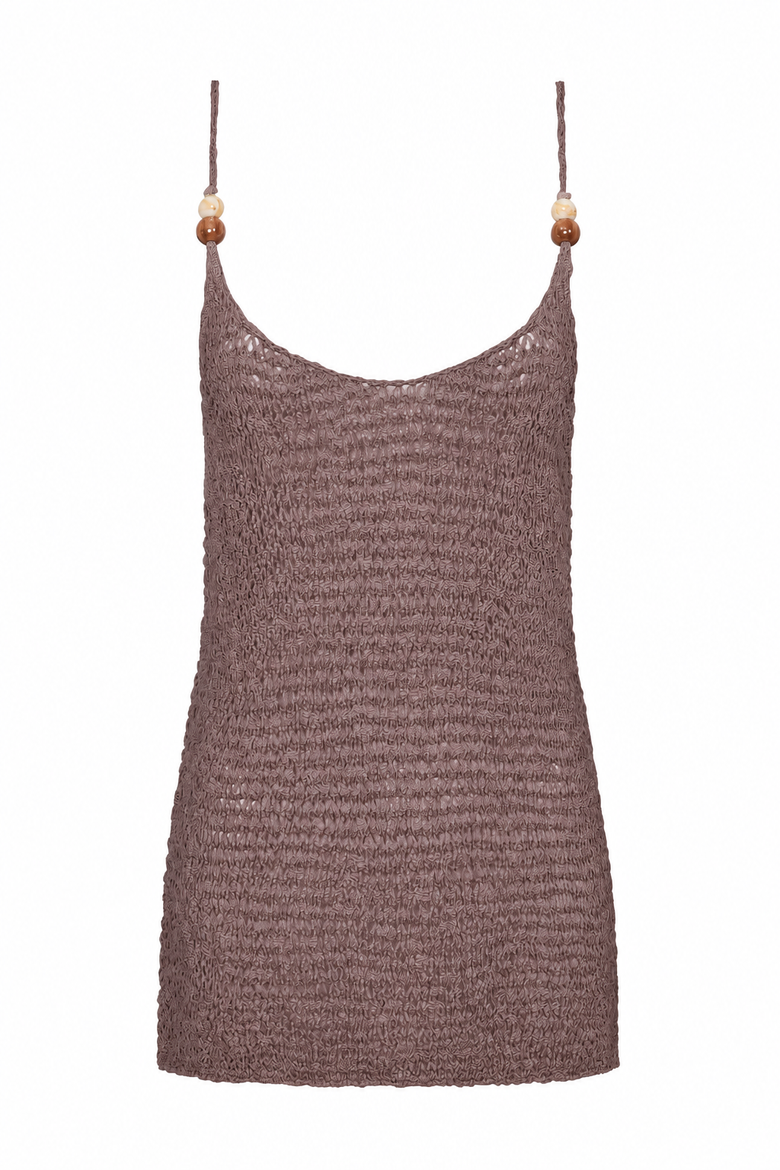 mira dress in driftwood