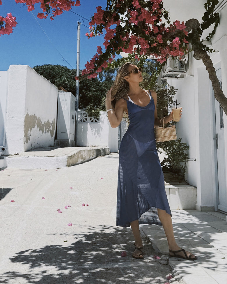 chloe dress in lavender