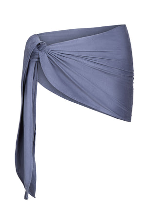 souk wrap skirt in smoke