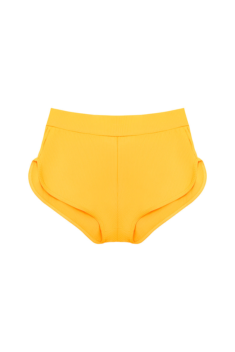 swim shorts in marigold