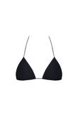 the C praia top in black terra