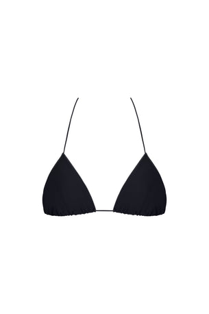 the C praia top in black terra