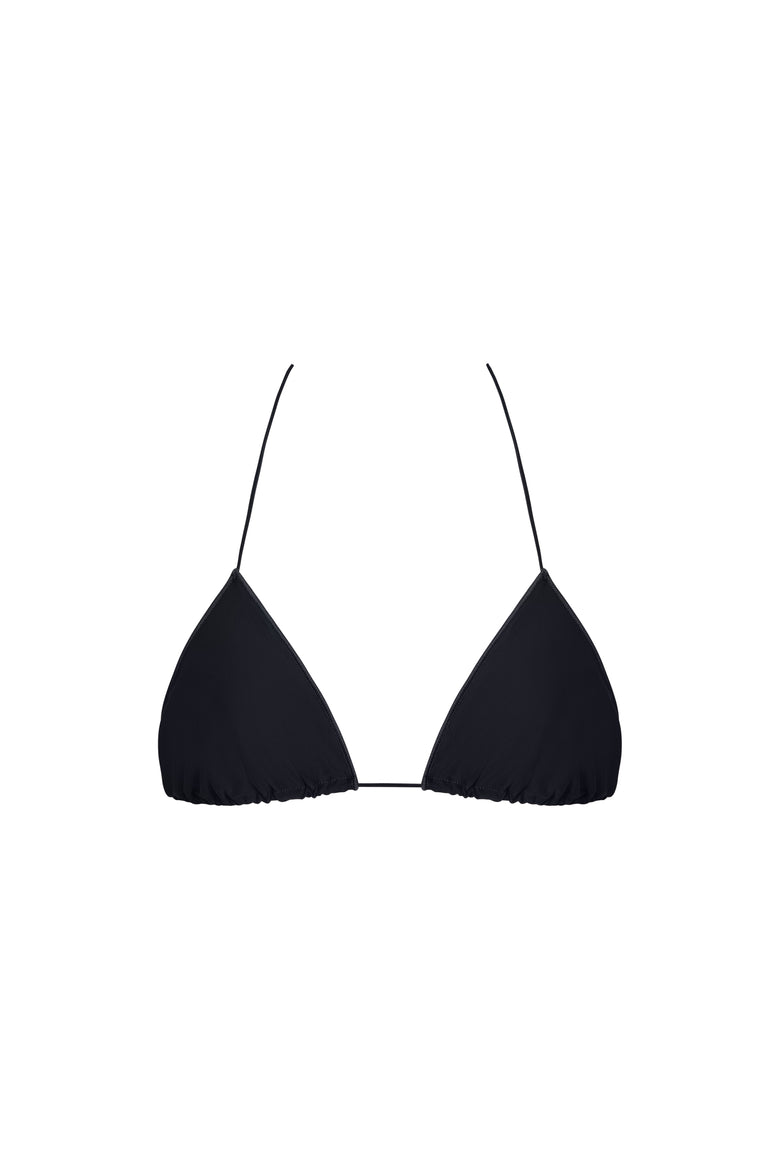 the C praia top in black terra