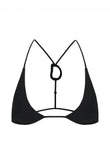 orb back universo bralette in black soft compression