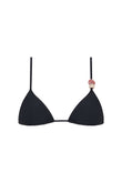 luxe equator top in black terra