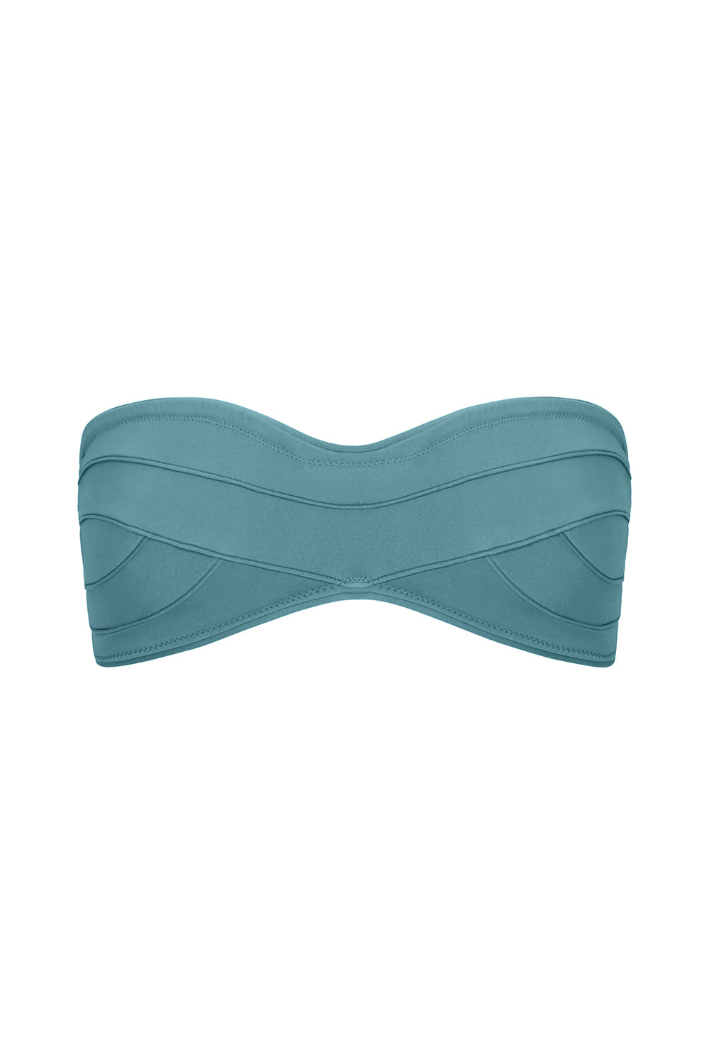sculpting deco top in cerulean compression