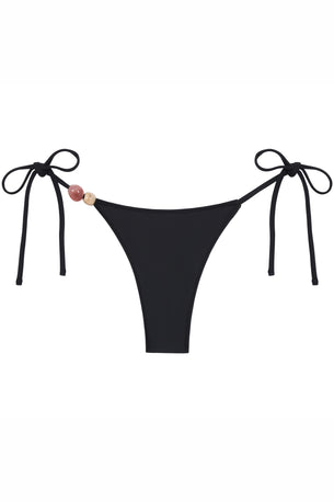 luxe praia bottom in black terra