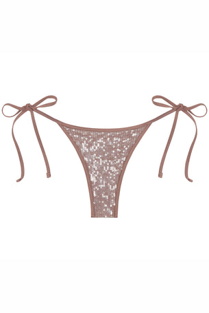 sequin praia bottom in driftwood