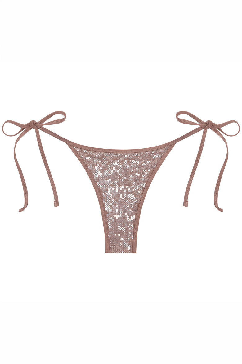 sequin praia bottom in driftwood