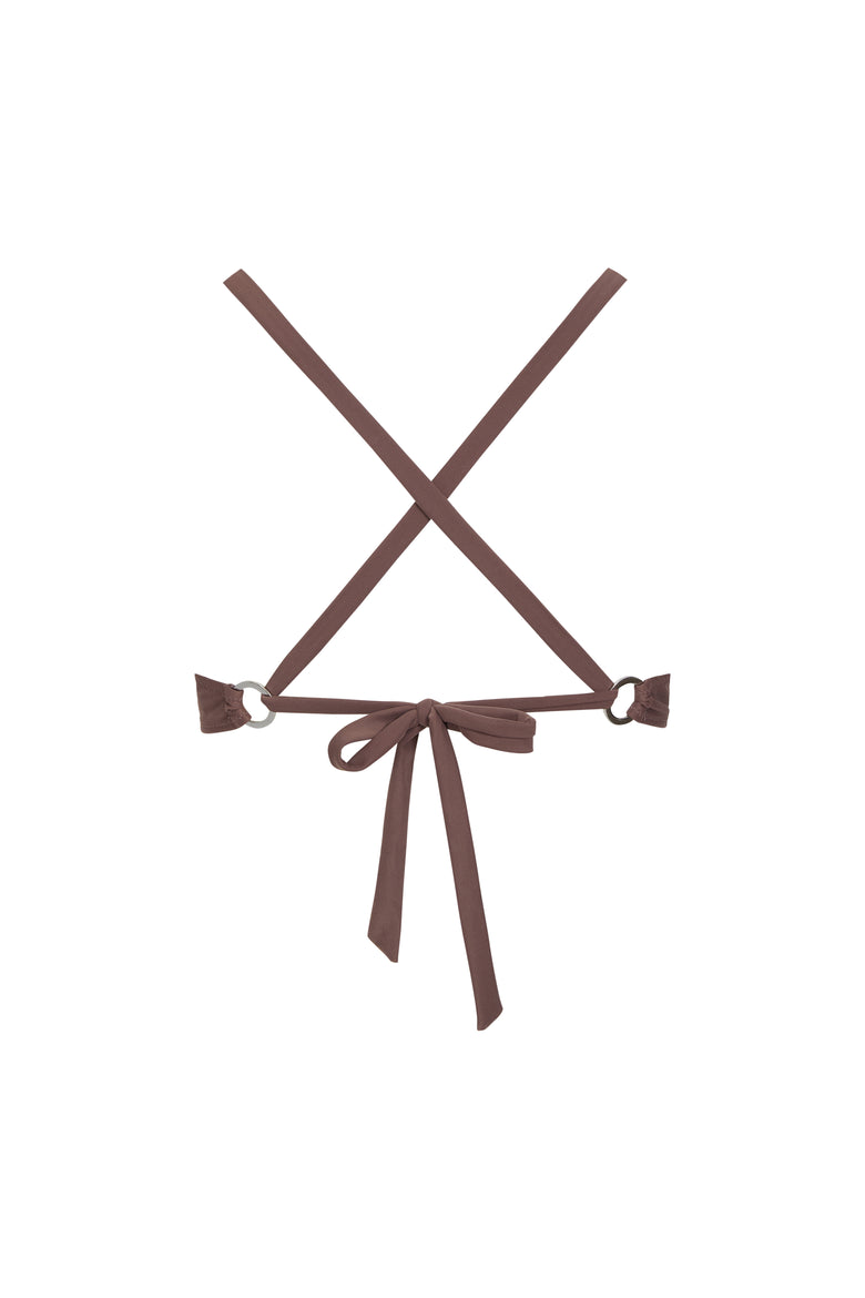 dome solanas top in driftwood