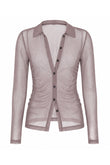 the C shirt in driftwood