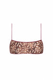the C bralette in golden fawn