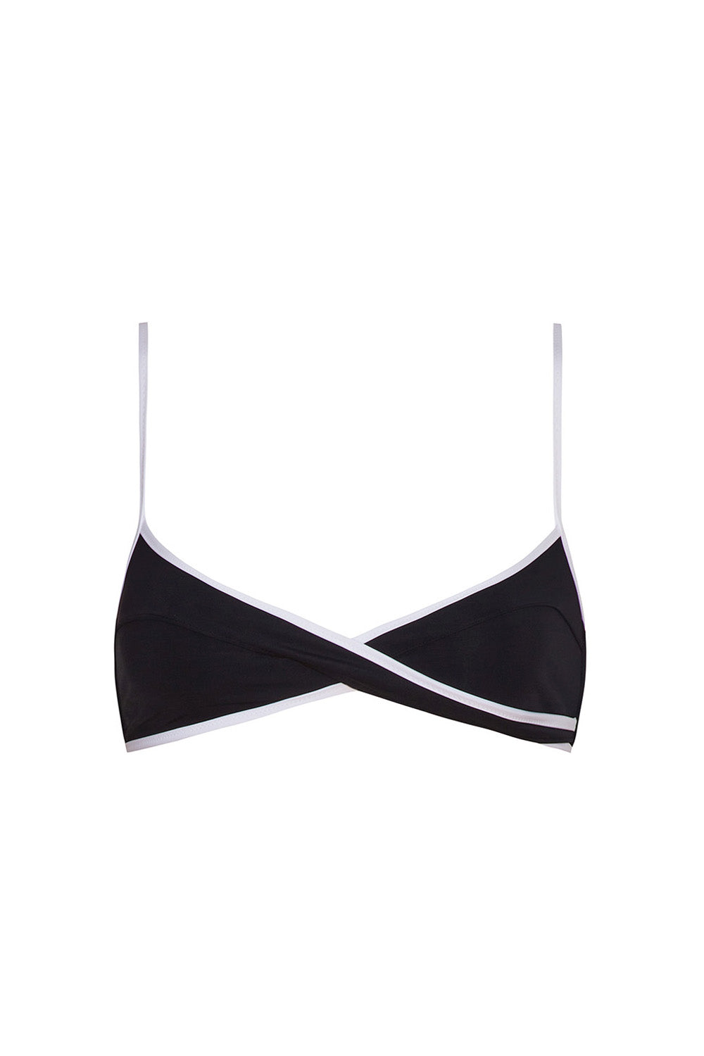 sculpting infinity top in black and white compression – tropic of c