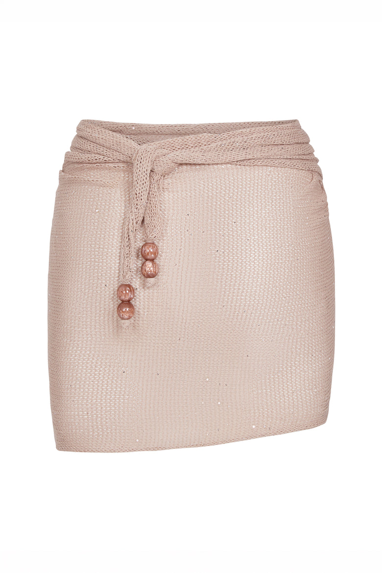 lumiere skirt in sequin mineral