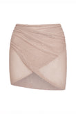 lumiere skirt in sequin mineral