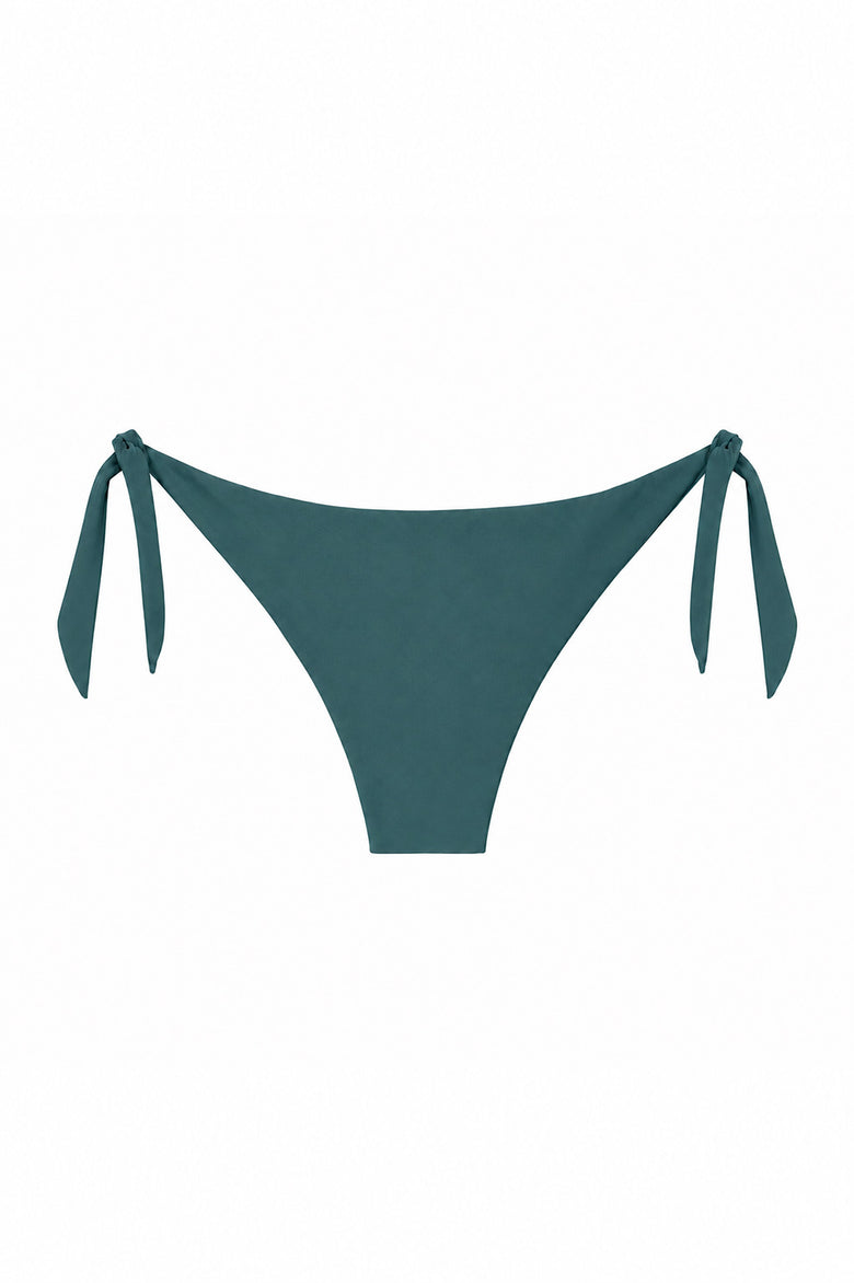 sunny side tie bottom in midnight jade