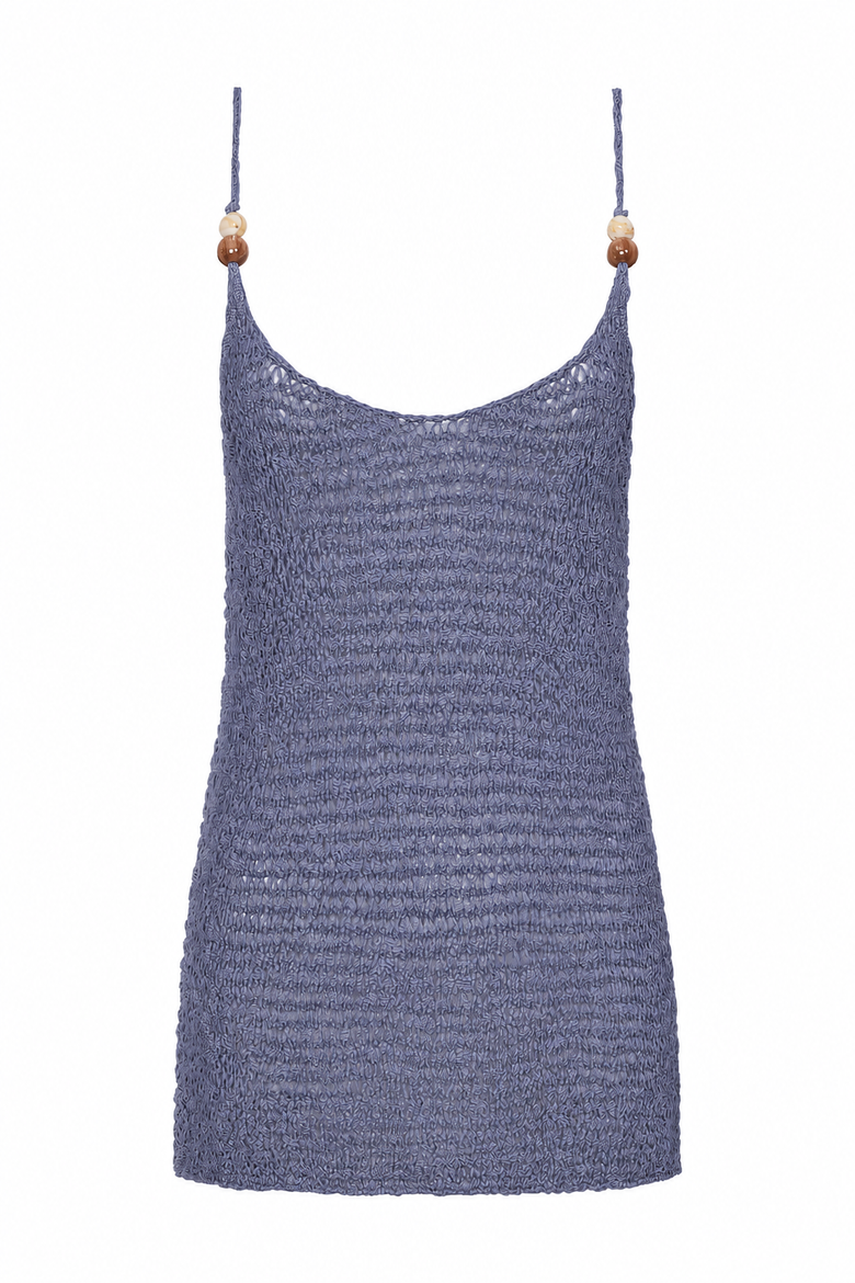 mira dress in smoke
