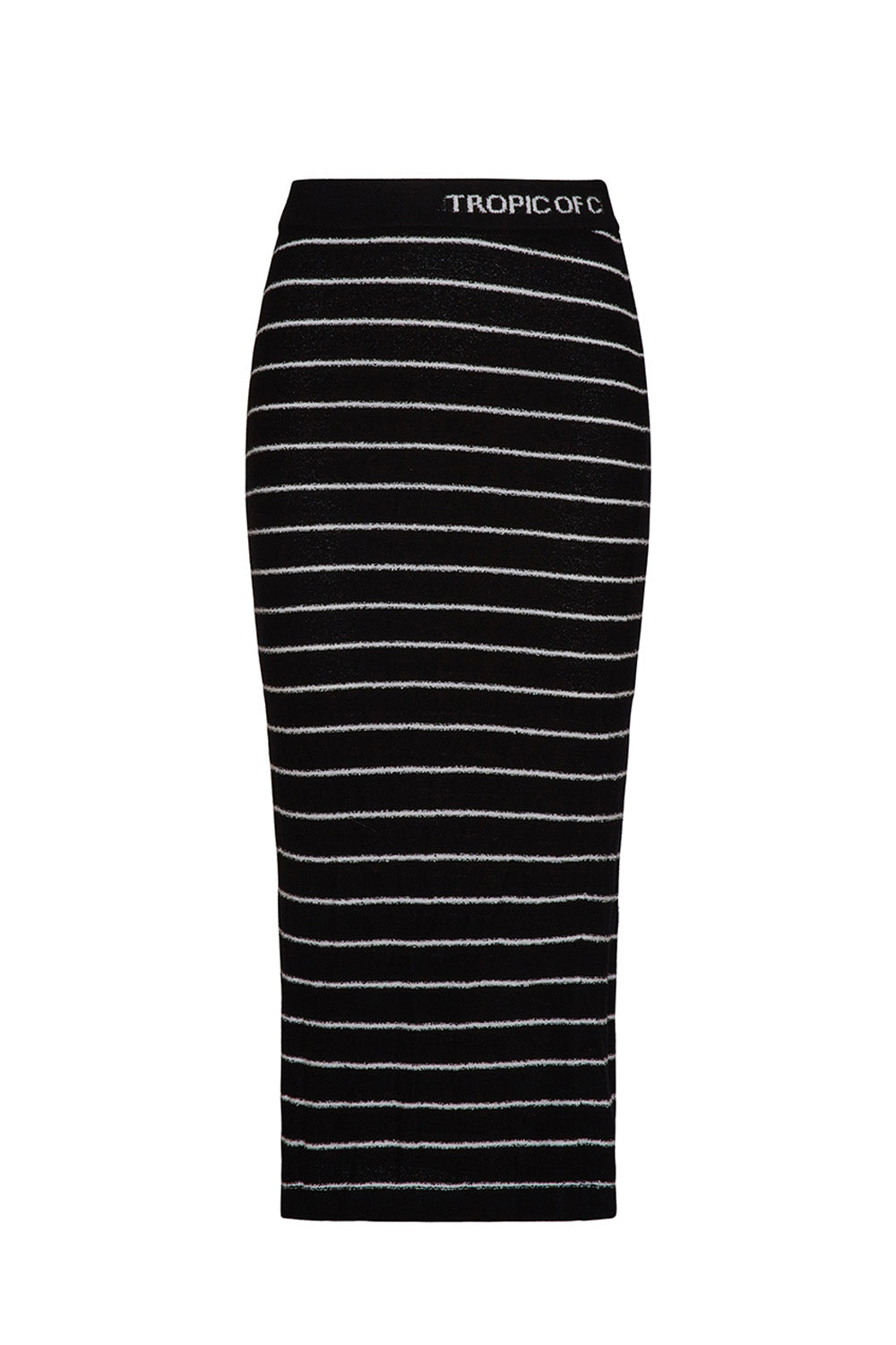noblesse skirt in black and white stripe – tropic of c